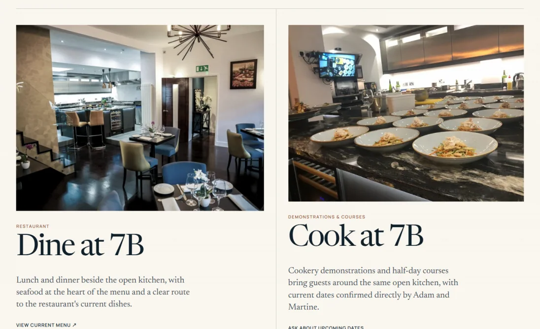 Dine / Cook, from Wade's Goodfellows@7B independent concept